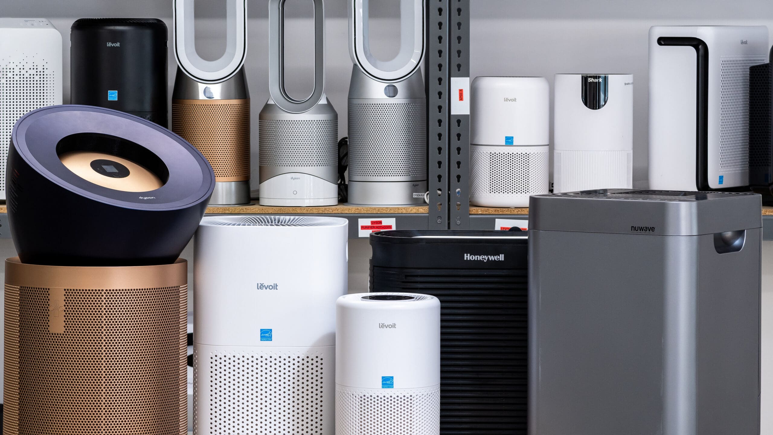Examples of air cleaners designed to reduce airborne particles and improve indoor air quality